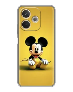 Чехол для OPPO A5 Pro с картинкой «Микки на желтом»