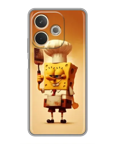 Чехол для OPPO A5 Pro с картинкой «Губка Боб повар»