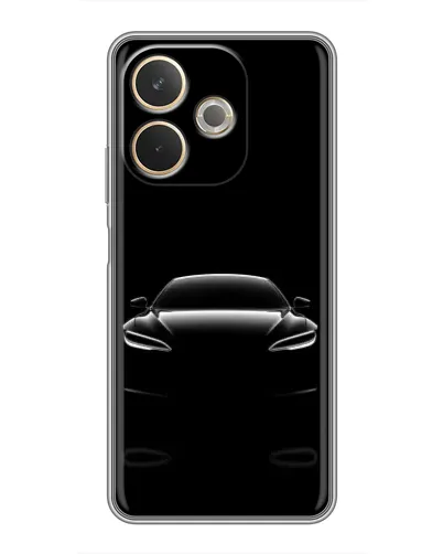 Чохол для OPPO A5 Pro з картинкою «Силует Tesla Night»