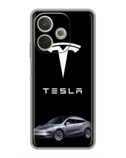 Чохол для OPPO A5 Pro з картинкою «Tesla Model Y»