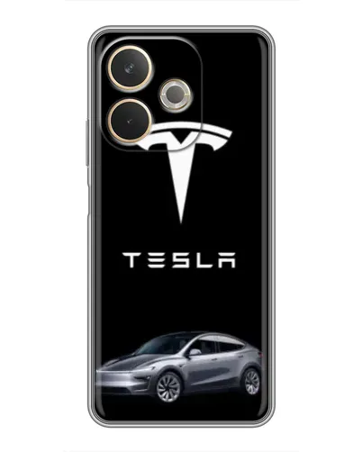 Чохол для OPPO A5 Pro з картинкою «Tesla Model Y»