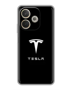 Чохол для OPPO A5 Pro з картинкою «Tesla White Logo»