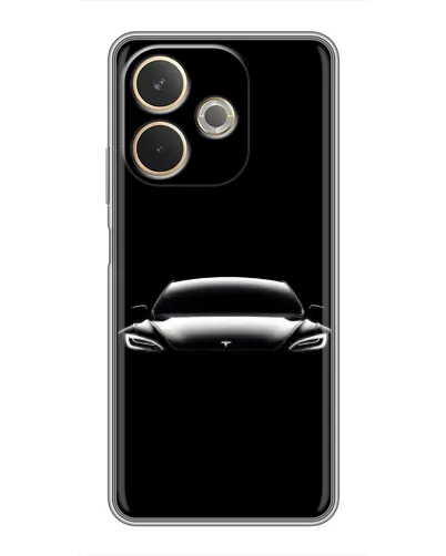 Чохол для OPPO A5 Pro з картинкою «Фари Tesla Night»
