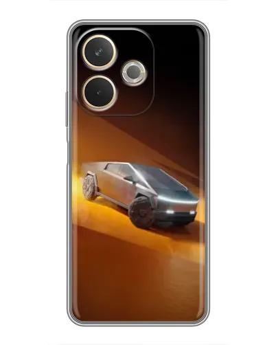 Чохол для OPPO A5 Pro з картинкою «Cybertruck у пустелі»