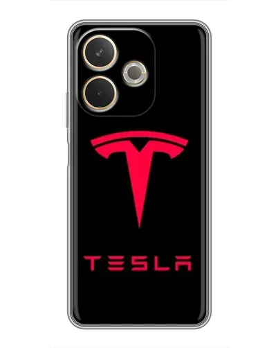 Чохол для OPPO A5 Pro з картинкою «Tesla Red Logo»