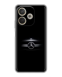 Чехол для OPPO A5 Pro с картинкой «Mercedes — абстрактные линии»