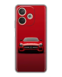 Чохол для OPPO A5 Pro з картинкою «Червоний Mercedes AMG»