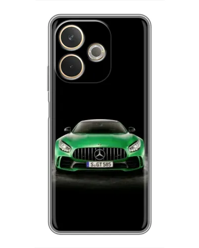 Чохол для OPPO A5 Pro з картинкою «Mercedes — неоновий лого»