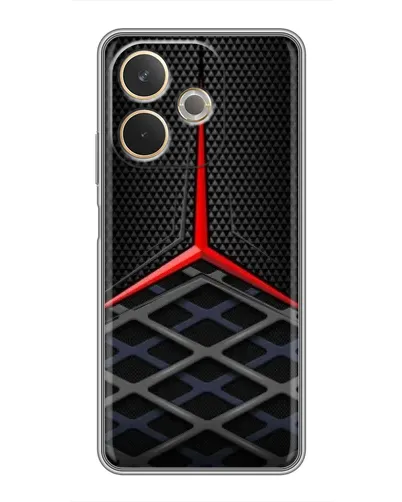 Чохол для OPPO A5 Pro з картинкою «Mercedes Carbon Grid»