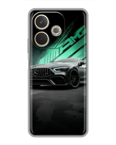 Чохол для OPPO A5 Pro з картинкою «Темний Mercedes AMG»