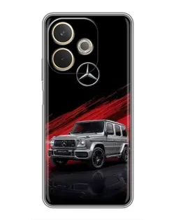 Чохол для OPPO A5 Pro з картинкою «Mercedes G-Class червоний»