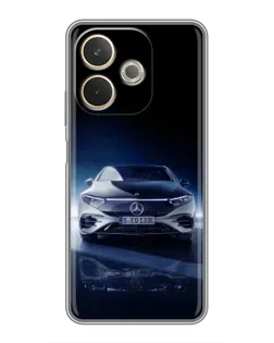 Чохол для OPPO A5 Pro з картинкою «Нічний Mercedes EQ»