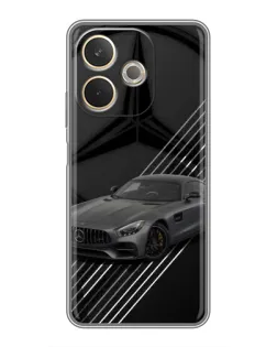 Чохол для OPPO A5 Pro з картинкою «Mercedes AMG — графіка»