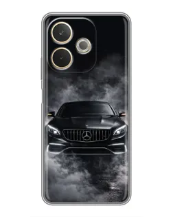 Чохол для OPPO A5 Pro з картинкою «Mercedes у диму»