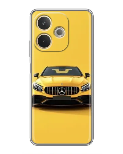 Чохол для OPPO A5 Pro з картинкою «Жовтий Mercedes GT»