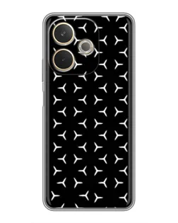 Чохол для OPPO A5 Pro з картинкою «Mercedes паттерн зірок»