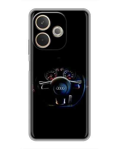 Чехол для OPPO A5 Pro с картинкой «Салон Audi — руль»