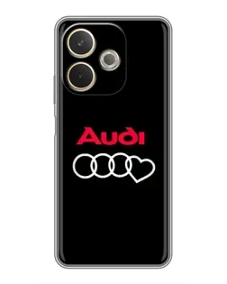 Чехол для OPPO A5 Pro с картинкой «Логотип Audi Heart»