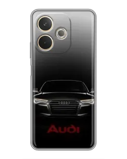 Чехол для OPPO A5 Pro с картинкой «Audi — градиентный контур»