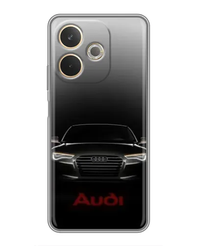 Чехол для OPPO A5 Pro с картинкой «Audi — градиентный контур»