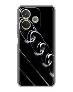Чехол для OPPO A5 Pro с картинкой «Audi — абстрактные кольца»