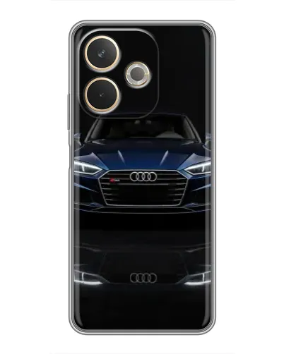 Чехол для OPPO A5 Pro с картинкой «Audi — ночное отражение»