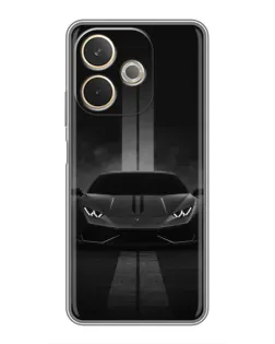 Чехол для OPPO A5 Pro с картинкой «Lamborghini симметрия дорог»