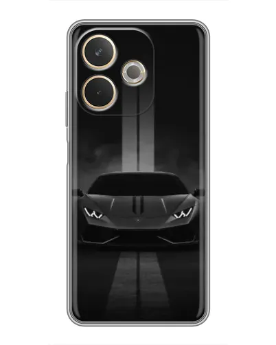Чехол для OPPO A5 Pro с картинкой «Lamborghini симметрия дорог»