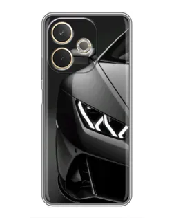 Чехол для OPPO A5 Pro с картинкой «Lamborghini фары детализация»