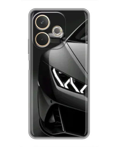 Чехол для OPPO A5 Pro с картинкой «Lamborghini фары детализация»