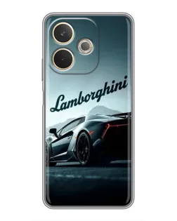Чехол для OPPO A5 Pro с картинкой «Классическая надпись Lamborghini»