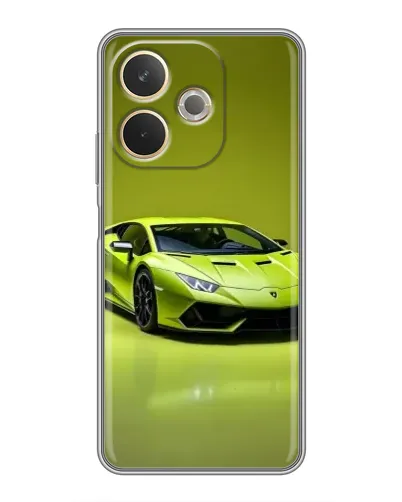 Чехол для OPPO A5 Pro с картинкой «Салатовый Lamborghini Huracan»