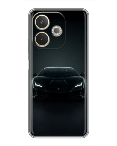 Чехол для OPPO A5 Pro с картинкой «Черный Lamborghini Aventador»