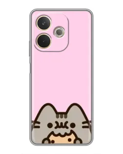 Чохол для OPPO A5 Pro з картинкою «Pusheen та печиво»