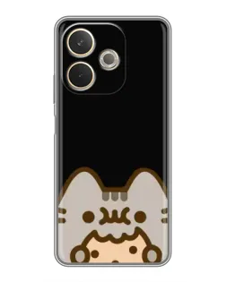 Чохол для OPPO A5 Pro з картинкою «Пушин на чорному»