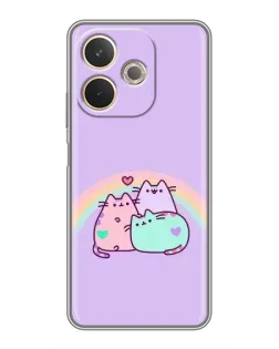 Чохол для OPPO A5 Pro з картинкою «Веселкові Пушини»