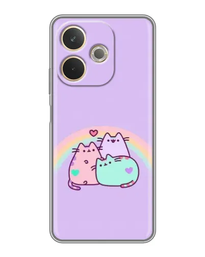 Чохол для OPPO A5 Pro з картинкою «Веселкові Пушини» Чохол для OPPO A5 Pro з картинкою «Веселкові Пушини»