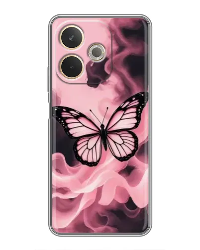 Чохол для OPPO A5 Pro з картинкою «Метелик у диму»