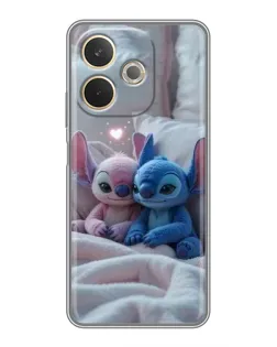 Чехол для OPPO A5 Pro с картинкой «Плюшевые Стич Ангел»