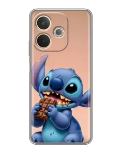 Чехол для OPPO A5 Pro с картинкой «Стич ест шоколад»