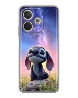 Чехол для OPPO A5 Pro с картинкой «Стич на рассвете»