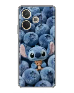 Чехол для OPPO A5 Pro с картинкой «Стич и голубика»