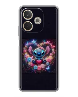Чехол для OPPO A5 Pro с картинкой «Stitch в цветах»
