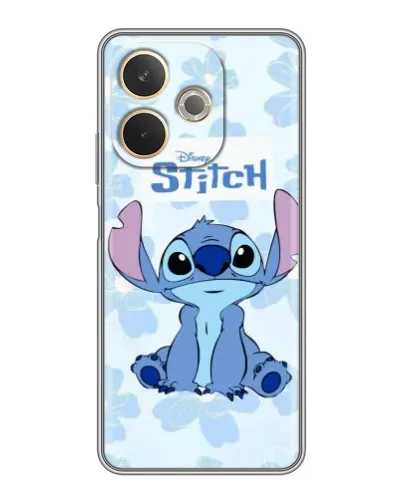 Чехол для OPPO A5 Pro с картинкой «Stitch среди цветов» Чехол для OPPO A5 Pro с картинкой «Stitch среди цветов»