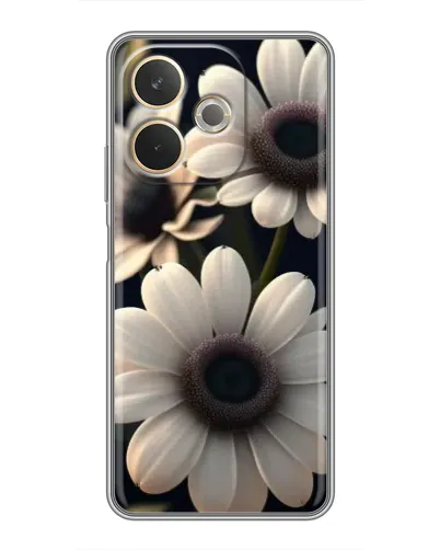 Чохол для OPPO A5 Pro з картинкою «Білі маргаритки макро»