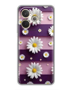 Чохол для OPPO A5 Pro з картинкою «Ромашки на фіолетовому» Чохол для OPPO A5 Pro з картинкою «Ромашки на фіолетовому»