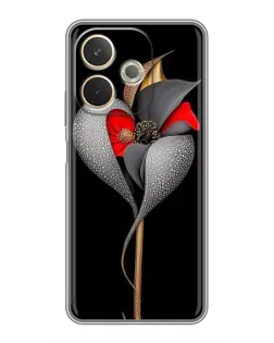 Чохол для OPPO A5 Pro з картинкою «Срібна фантазійна квітка» Чохол для OPPO A5 Pro з картинкою «Срібна фантазійна квітка»