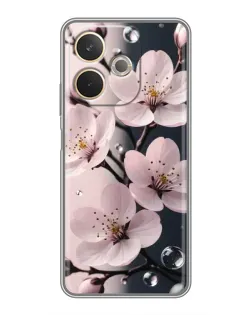 Чохол для OPPO A5 Pro з картинкою «Ніжня сакура та краплі» Чохол для OPPO A5 Pro з картинкою «Ніжня сакура та краплі»