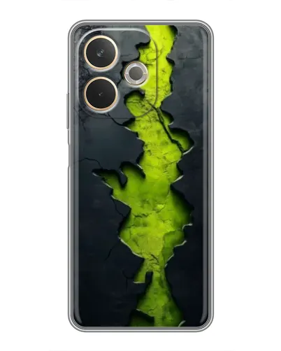 Чохол для OPPO A5 Pro з картинкою «Салатовий розлом скелі»