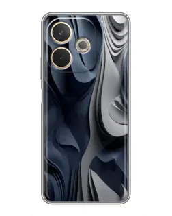 Чохол для OPPO A5 Pro з картинкою «Об'ємні сині складки» Чохол для OPPO A5 Pro з картинкою «Об'ємні сині складки»